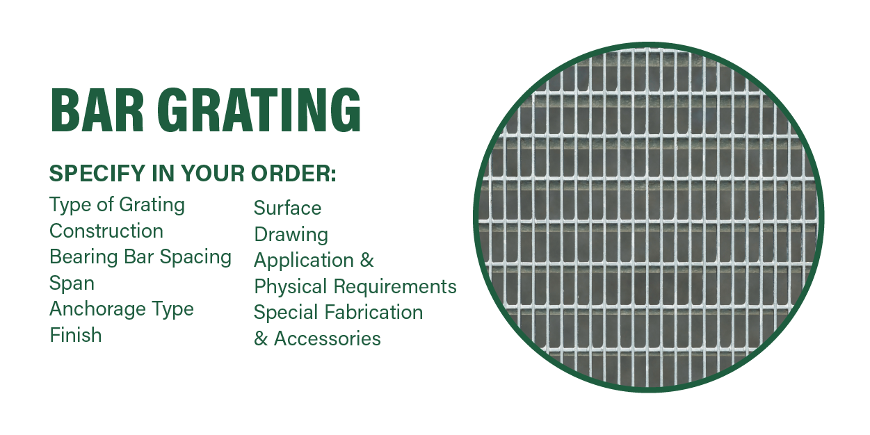 How to order bar grating