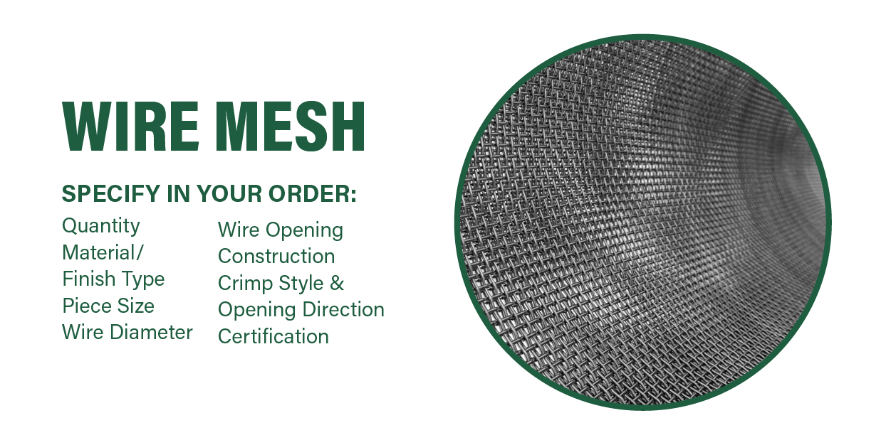 How to order wire mesh