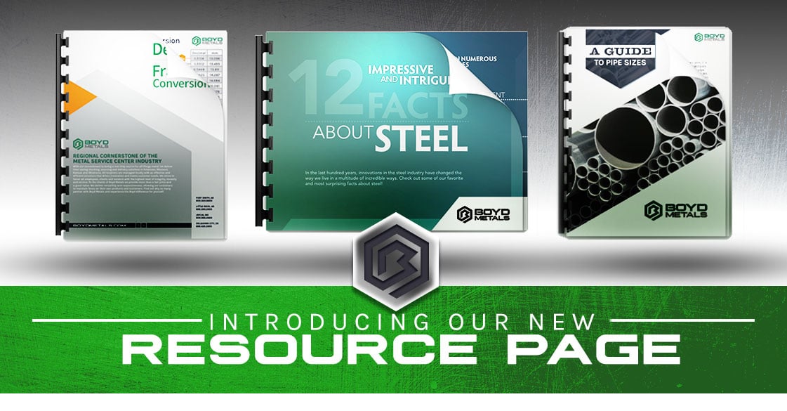 Our New Resource Page - Boyd Metals Downloadable Resources