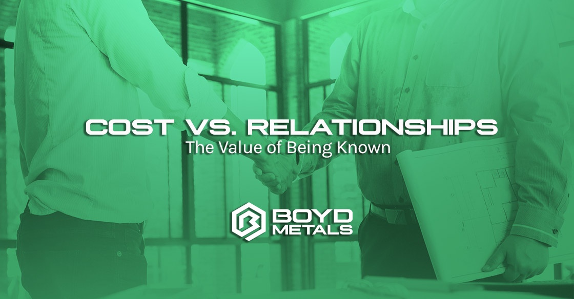 Cost vs Relationships: The Value of Being Known